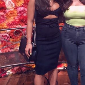 House of Cb black dress size xs